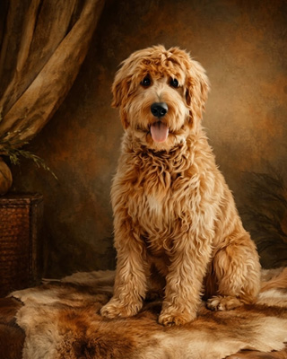 After pet portrait example 1